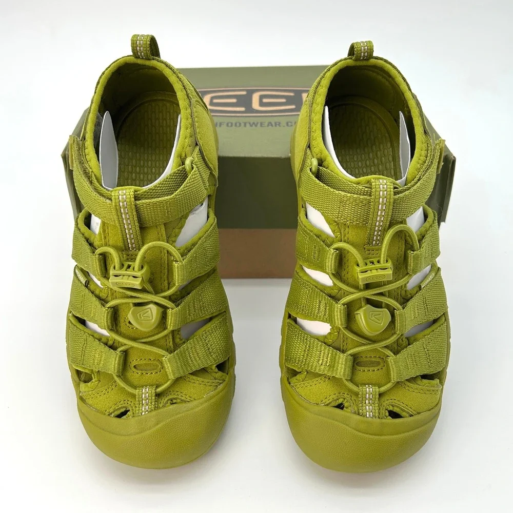 KEEN Newport H2 Kids Sandals Sz. 3 Golden Cypress Green Hiking Water NEW 1032148